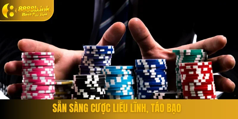 Sẵn sàng cược liều lĩnh, táo bạo